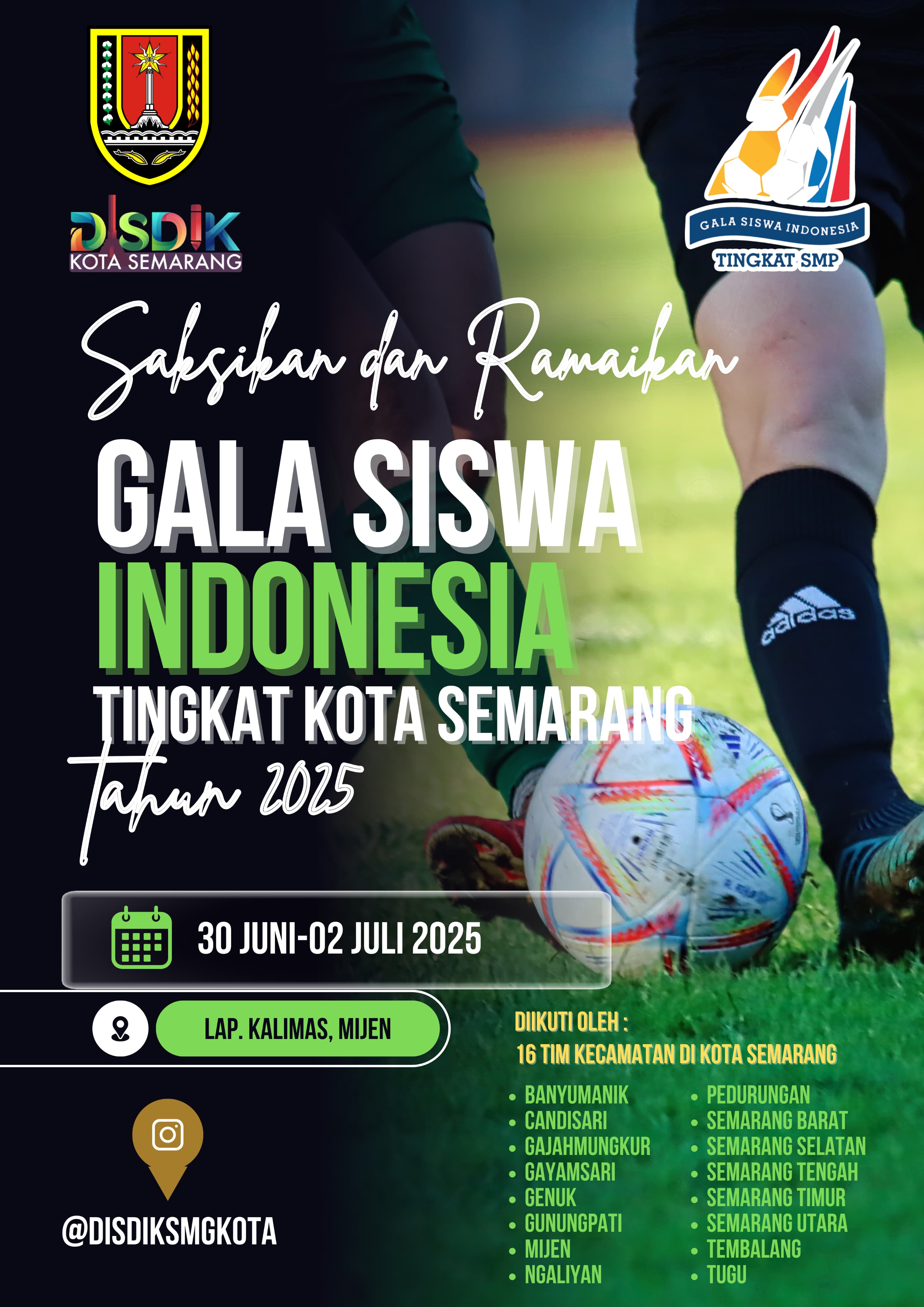 Gala Siswa Indonesia (GSI) Tingkat Kota Semarang 2025